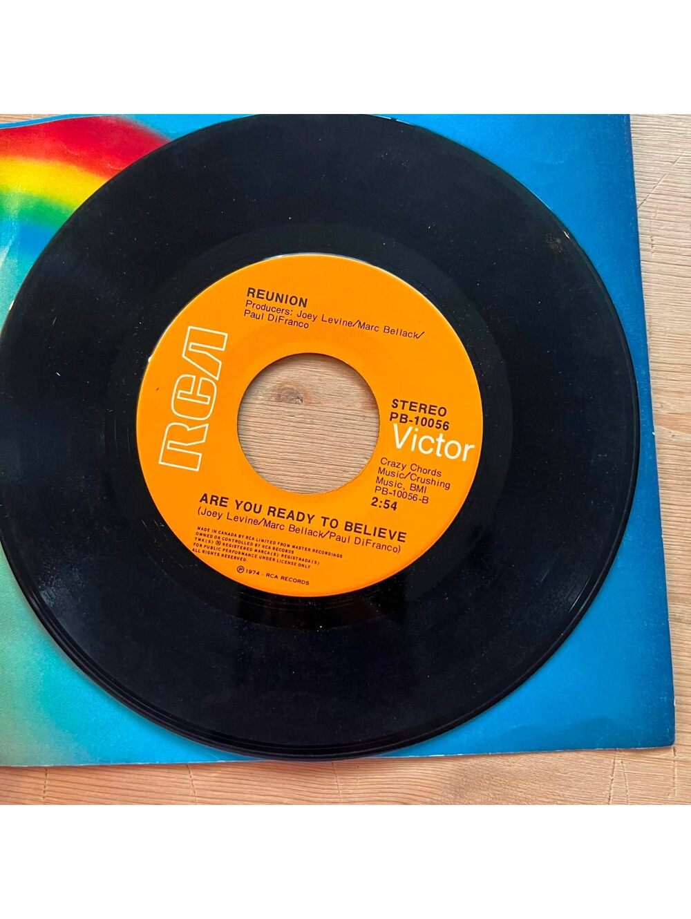 Reunion - Are you Ready to Believe/Life is a Rock 45rpm VG+ R90